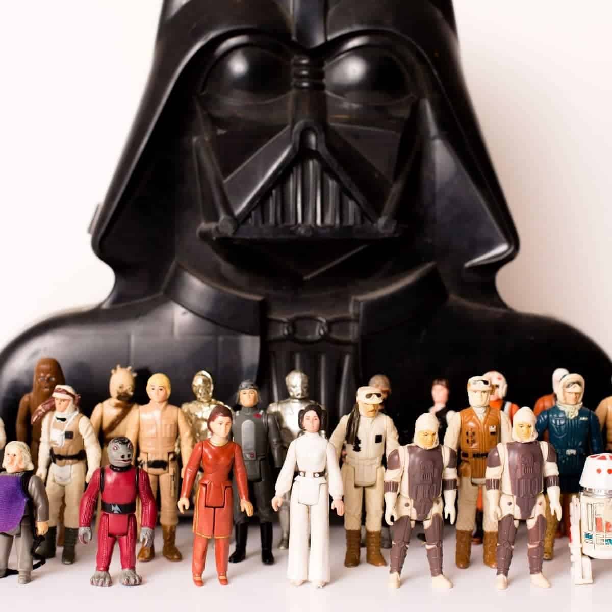 Star wars character toys.