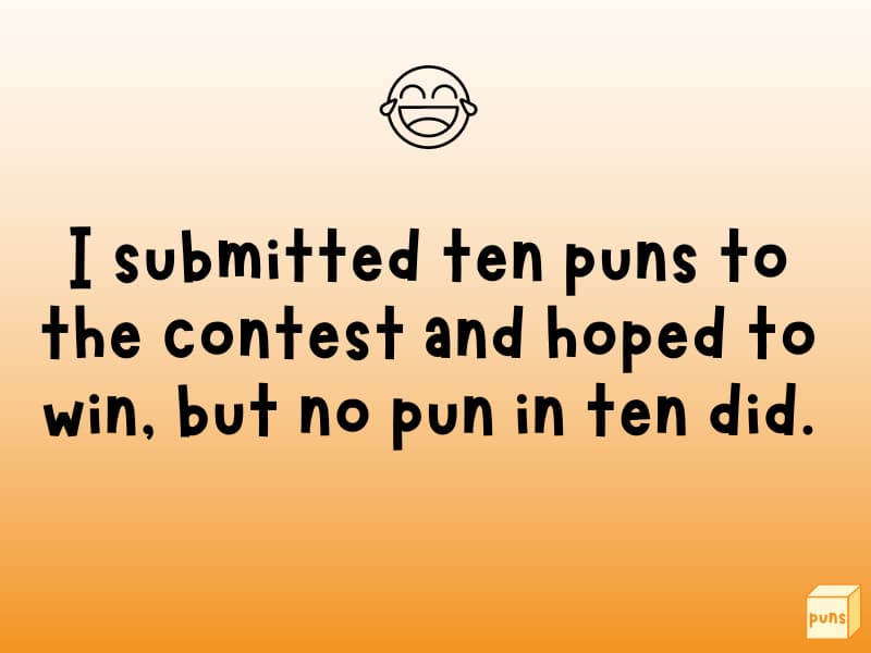 Ten puns contest.