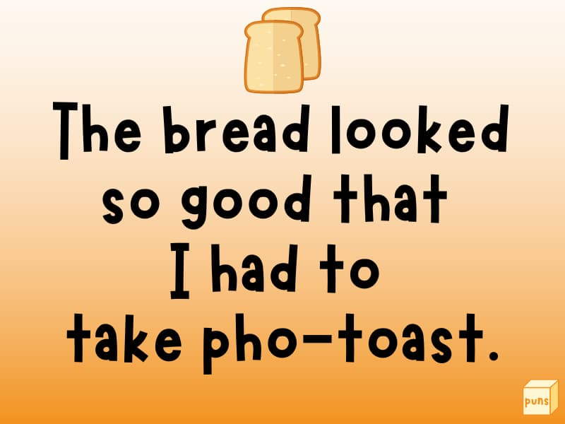 45+ Funny Toast Puns to Make You LOL - Box of Puns