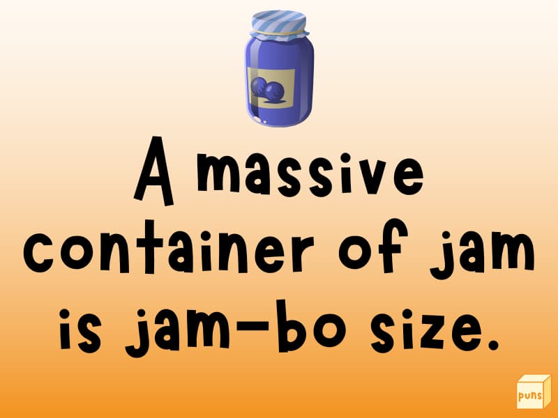 Container of blueberry jam.