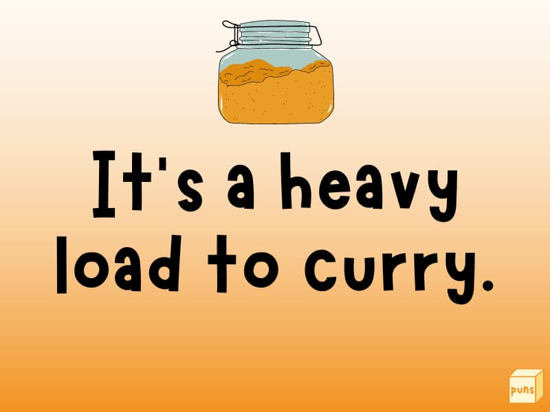 Jar of curry powder.